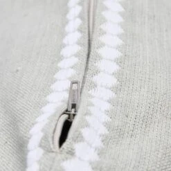 Hello Honey® Gray Square Embroidered Multistripe Cotton Pillow Cover -Michaels Decor Sale D588153S 2