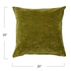 Hello Honey® 20" Square Velvet Knife Edge Pillow Cover Green -Michaels Decor Sale D588166S 4
