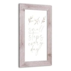 Small Steps Every Day Western Framed Print White -Michaels Decor Sale D588804S 2