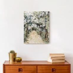 Soft Jewel Treescape 11" X 14" Canvas Wall Art -Michaels Decor Sale D588812S 4