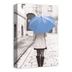 Blue Umbrella 12" X 18" Canvas Wall Art -Michaels Decor Sale D588814S 2