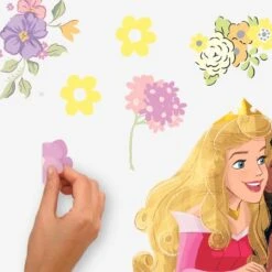 RoomMates Disney Princesses Peel & Stick Giant Wall Decal Set With Alphabet 14 RoomMates Disney Princesses Peel & Stick Giant Wall Decal Set With Alphabet -Michaels Decor Sale D589065S 5