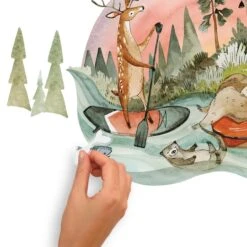 RoomMates Lazy River & Friends Peel & Stick Giant Wall Decal Set -Michaels Decor Sale D589068S 4