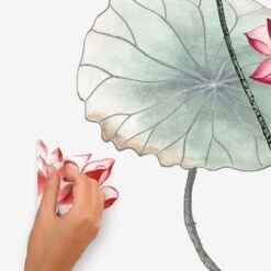 RoomMates Lotus Garden Peel & Stick Giant Wall Decal Set -Michaels Decor Sale D589075S 4