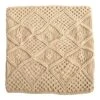 18" Bohemian Cross Woven Macramé Pillow Cover -Michaels Decor Sale D590065S 1