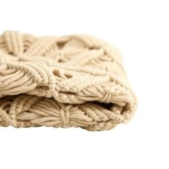 18" Bohemian Diamond Woven Macramé Pillow Cover -Michaels Decor Sale D590066S 3