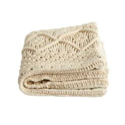 16" Bohemian Woven Macramé Pillow Cover -Michaels Decor Sale D590067S 4