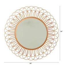 34" Scalloped Mirror Wall Décor -Michaels Decor Sale D590073S 2
