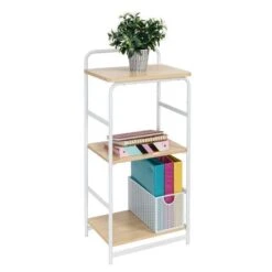Honey Can Do 33" Small 3-Tier Wood & Metal Shelf -Michaels Decor Sale D598025S 2