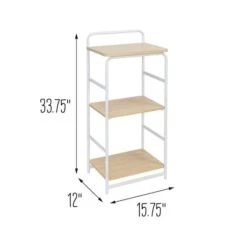 Honey Can Do 33" Small 3-Tier Wood & Metal Shelf -Michaels Decor Sale D598025S 7