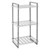 Honey Can Do Gray Tones 3-Tier Tubular Metal Shelf
