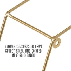 Honey Can Do 12" Gold Hexagonal Decorative Metal Wall Shelves -Michaels Decor Sale D598076S 11