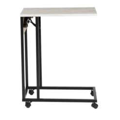 Honey Can Do Light Gray Side Table On Wheels 18 Honey Can Do Light Gray Side Table On Wheels -Michaels Decor Sale D598091S 8