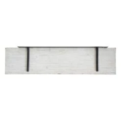 Large Whitewashed Wood Floating Wall Shelf -Michaels Decor Sale D598780S 6