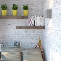 Small Gray Rustic Wood Floating Wall Shelf -Michaels Decor Sale D598797S 2