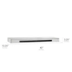 Whitewashed "Welcome" Text Engraving Floating Wall Shelf -Michaels Decor Sale D598817S 6