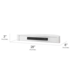 Small White Round Wood Floating Wall Shelf -Michaels Decor Sale D598839S 6