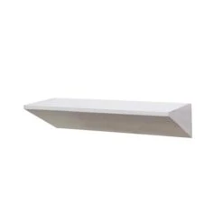 Small White Wedge Wood Floating Wall Shelf -Michaels Decor Sale D598844S 1 1