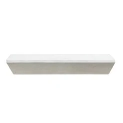 Small White Wedge Wood Floating Wall Shelf -Michaels Decor Sale D598844S 5
