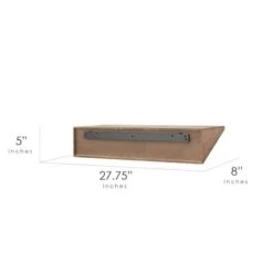 Small Natural Wedge Wood Floating Wall Shelf 15 Small Natural Wedge Wood Floating Wall Shelf -Michaels Decor Sale D598845S 6