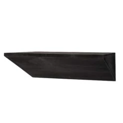 Small Black Wedge Wood Floating Wall Shelf 10 Small Black Wedge Wood Floating Wall Shelf -Michaels Decor Sale D598849S 1 1