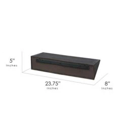 Small Black Wedge Wood Floating Wall Shelf 15 Small Black Wedge Wood Floating Wall Shelf -Michaels Decor Sale D598849S 6