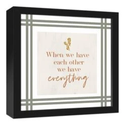 We Have Everything Black Framed Canvas Wall Art -Michaels Decor Sale D600232S 2
