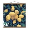 Lemon Tree Closeup Teak Hanging Canvas -Michaels Decor Sale D600406S 1