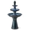 Glitzhome® 45" 3-Tier Ceramic Outdoor Fountain Turquoise 1 Glitzhome® 45" 3-Tier Ceramic Outdoor Fountain Turquoise -Michaels Decor Sale D600497S 11