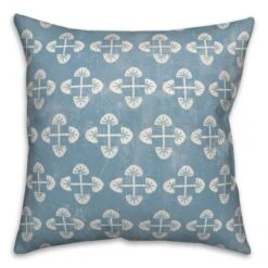 Blue Tribal Pattern Throw Pillow -Michaels Decor Sale D602202S 2