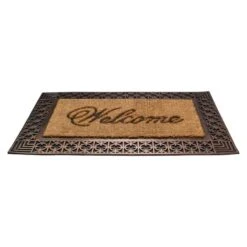 Northlight Gold & Natural Coir Welcome Doormat -Michaels Decor Sale D602918S 3