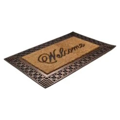 Northlight Gold & Natural Coir Welcome Doormat -Michaels Decor Sale D602918S 4