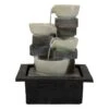 Northlight 11" Indoor Tabletop LED Lighted Cascading 4-Tier Water Fountain Bowl -Michaels Decor Sale D602994S 1