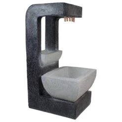 Northlight 26" LED Rainfall Outdoor Water Fountain With Planter 11 Northlight 26" LED Rainfall Outdoor Water Fountain With Planter -Michaels Decor Sale D604376S 2