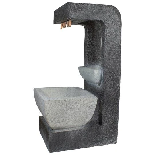 Northlight 26" LED Rainfall Outdoor Water Fountain With Planter 6 Northlight 26" LED Rainfall Outdoor Water Fountain With Planter - Image 4