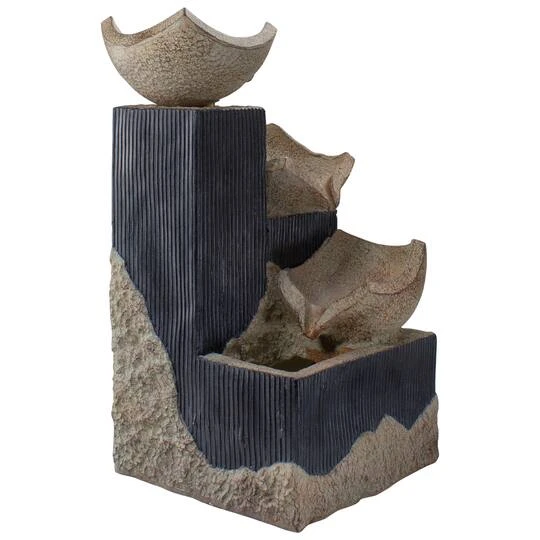 Northlight 21" LED Lighted Cascading 3-Tier Bowl Outdoor Water Fountain 9 Northlight 21" LED Lighted Cascading 3-Tier Bowl Outdoor Water Fountain - Image 7