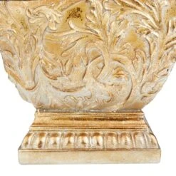 12" Gold Square Traditional Decorative Jar 13 12" Gold Square Traditional Decorative Jar -Michaels Decor Sale D609465S 3
