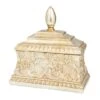 11" Gold Square Traditional Decorative Jar -Michaels Decor Sale D609466S 1