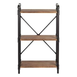 Honey Can Do 3-Tier Industrial Black Bookshelf 18 Honey Can Do 3-Tier Industrial Black Bookshelf -Michaels Decor Sale D613899S 4