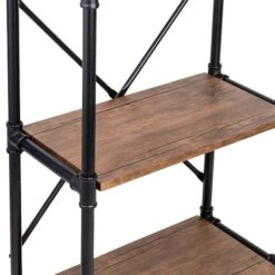 Honey Can Do 3-Tier Industrial Black Bookshelf 22 Honey Can Do 3-Tier Industrial Black Bookshelf -Michaels Decor Sale D613899S 8