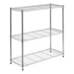 Honey Can Do Chrome 3-Tier Heavy-Duty Adjustable Shelf Storage Unit 21 Honey Can Do Chrome 3-Tier Heavy-Duty Adjustable Shelf Storage Unit -Michaels Decor Sale D613917S 5