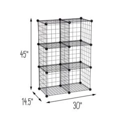 Honey Can Do Black 6 Cube Storage Set -Michaels Decor Sale D613920S 4