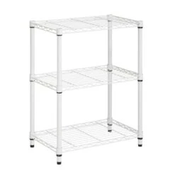 Honey Can Do White 3-Tier Heavy-Duty Adjustable Shelving Unit 17 Honey Can Do White 3-Tier Heavy-Duty Adjustable Shelving Unit -Michaels Decor Sale D613932S 4