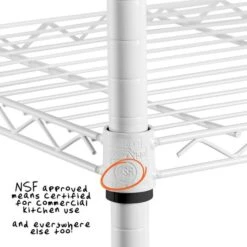 Honey Can Do White 5-Tier Heavy-Duty Adjustable Shelving Unit -Michaels Decor Sale D613937S 11