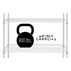 Honey Can Do White 5-Tier Heavy-Duty Adjustable Shelving Unit -Michaels Decor Sale D613937S 13