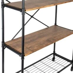 Honey Can Do 4-Tier Industrial Rolling Bookshelf 24 Honey Can Do 4-Tier Industrial Rolling Bookshelf -Michaels Decor Sale D613946S 8