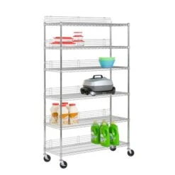 Honey Can Do Chrome 6-Tier Heavy-Duty Adjustable Shelving Unit -Michaels Decor Sale D613953S 3