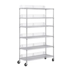 Honey Can Do Chrome 6-Tier Heavy-Duty Adjustable Shelving Unit -Michaels Decor Sale D613953S 4