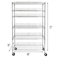 Honey Can Do Chrome 6-Tier Heavy-Duty Adjustable Shelving Unit -Michaels Decor Sale D613953S 7