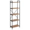 Honey Can Do Black 5-Tier Industrial Bookshelf 1 Honey Can Do Black 5-Tier Industrial Bookshelf -Michaels Decor Sale D613954S 3